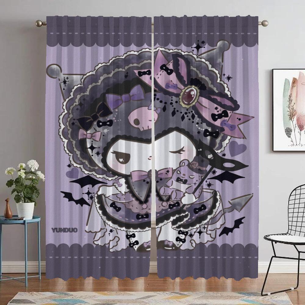 

Kuromis Kitchen Curtains for Living Room Window Curtain Home Interior Curtains 2 Pieces Shades Partition Tulle for Bedroom Child W50xH70cmx2pcs-CL