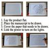 A4 Led Drawing Copy Board Toy To Draw 3 Level Dimmable Painting Tablet Night Light Note Pad Learning Educational Game Light Pad