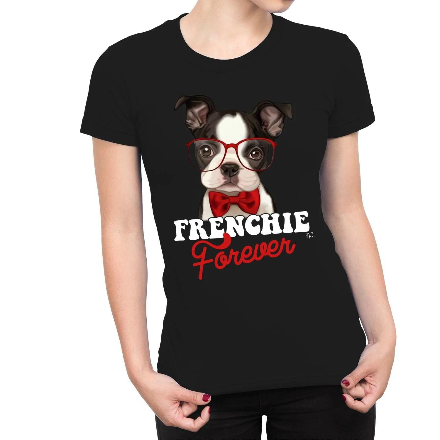 1Tee Womens Frenchie Forever T-Shirt XS