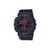 G-Shock 40th Anniversary Limited Edition Red Flame Series Chronograph Sports Waterproof Quartz Movement Resin Strap Men Watches GA-100BNR-1A