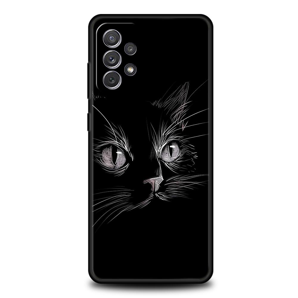 Proud Cat Phone Case for Samsung Galaxy A13 A15 A22 A23 A25 A31 A32 A33 A35 A41 A51 A52 A53 A55 Soft TPU 5G Shell Fundas Capas