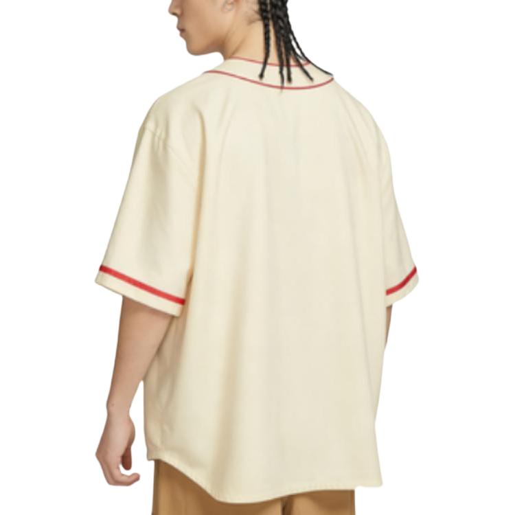 Nike Shirts Men's Beige V Neck Moderate IF2230-113