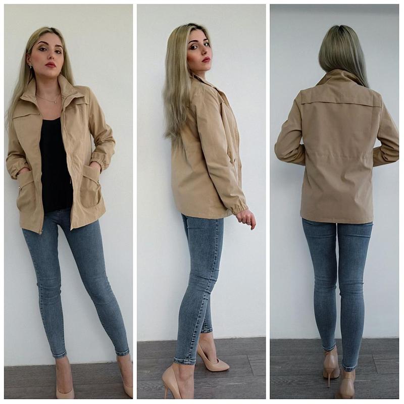 Легкий тренч цвета хаки в рабочем стиле — это двухслойное пальто для женщин весной — фото 6