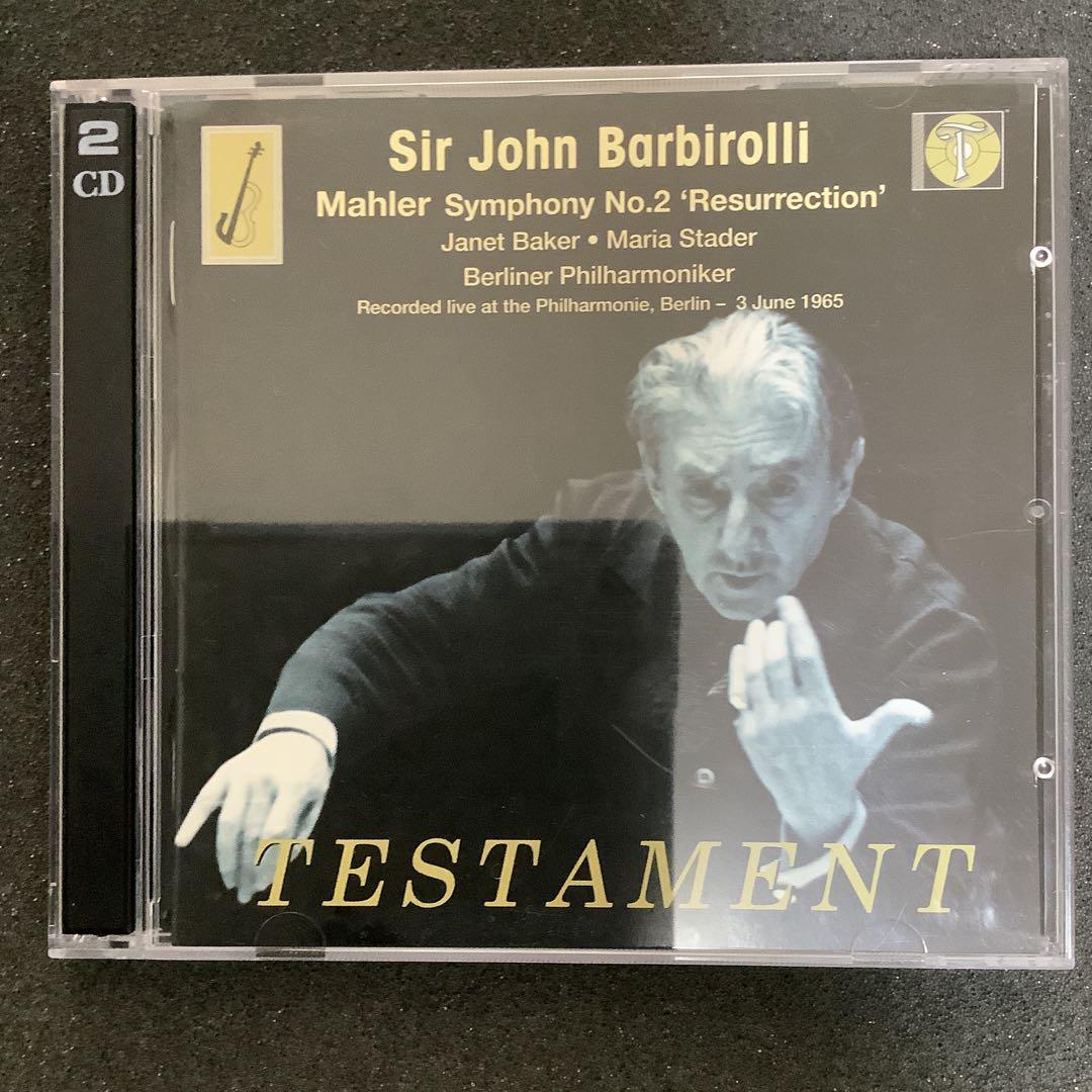 

[USED] Mahler “Resurrection” Barbirolli & Berlin (1965 Live) (2CD)