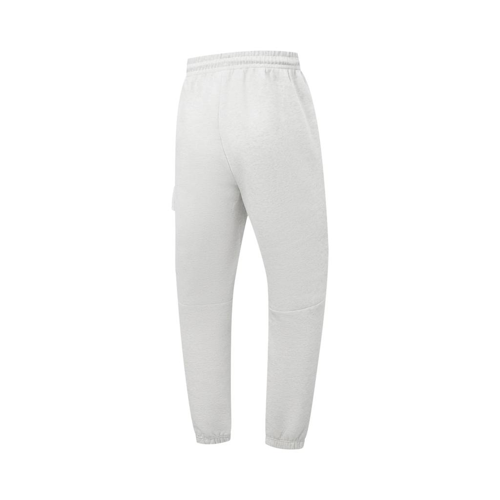 Li Ning Wade Series Solid Color Lace-Up Simple Versatile Soft Knitted Sports Pants Men bottoms AKLW071-2