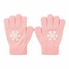 Thickened Kids Knitted Gloves Cartoon Print Thermal Gloves Children Winter Warm Gloves  Daily Wear