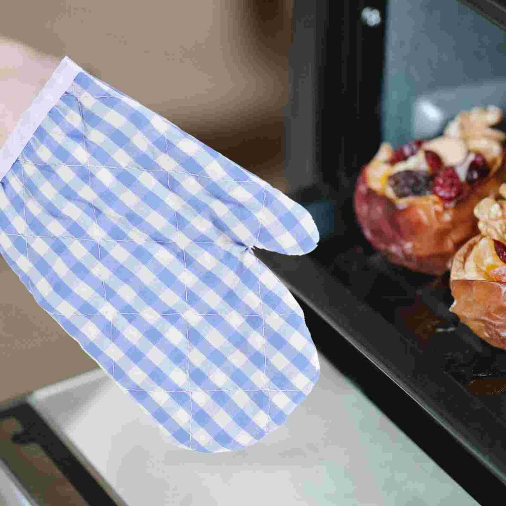 Toddler Microwave Gloves Girls Kitchen Mitts for Kids Children's Oven Polyester