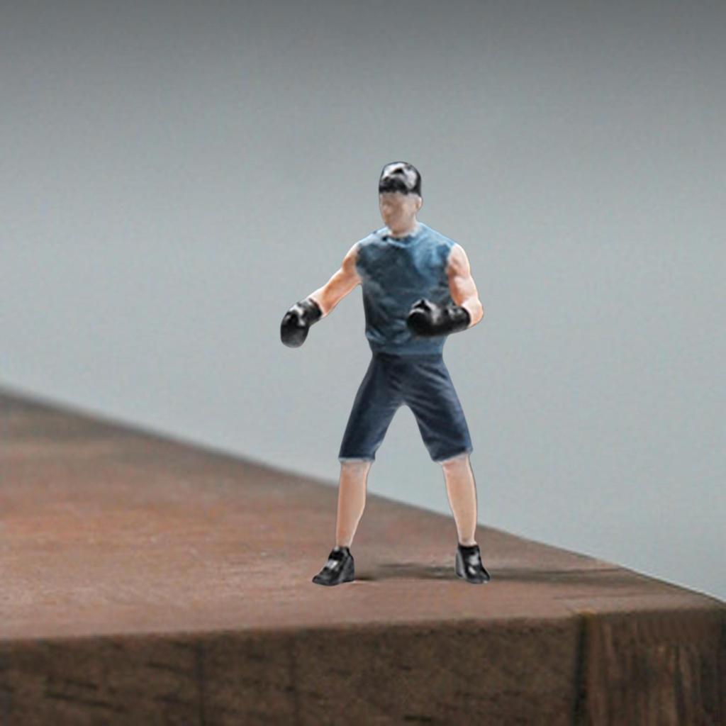 1/64 Mini Figure Model Artwork Centerpiece Home Decoration Artificial Sculpture Simulation People