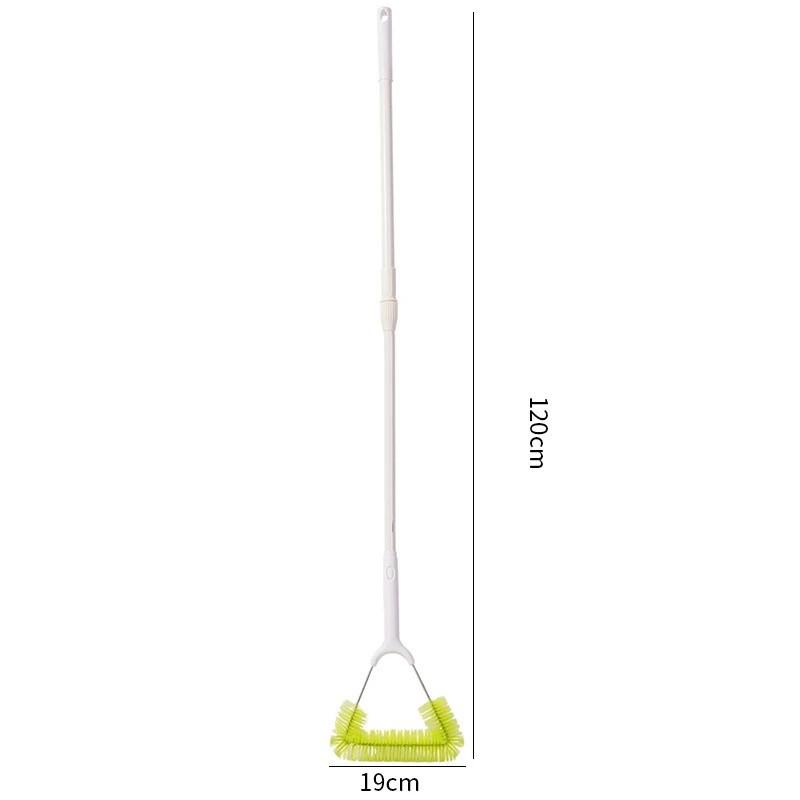 Telescopic Double-Sided Window Cleaning Brush with Long Handle