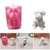 3D Dog Molds Epoxy Resin Molds Castings Molds Lovely Animal Silicone Molds Ornament Plasters Molds for Craft Making