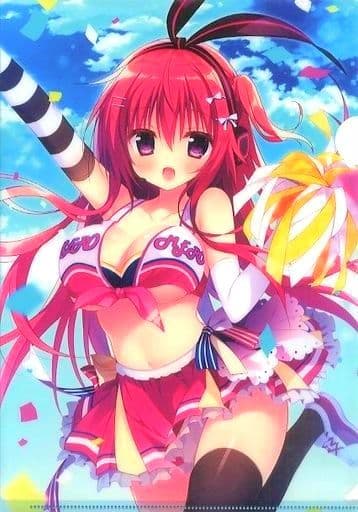 

[USED] Melofes Official Support Character A4 Clear File White Mochi Sakura Merchandise Purchase Bonus