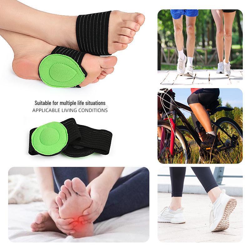 Thick Flat Foot Orthotic Arch Support Pad - Soft Shock-Absorbing Forefoot Bandage for Men & Women