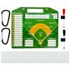 Portable Baseball Coaching Board Baseball Strategy Clipboard Double Sided Baseball Lineups Board Coaching Accessories