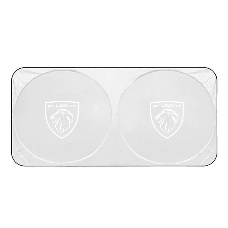 

Car Sticker 2025 Hot Car Windshield Sunshade Auto Interior Anti-sunburn Cloth Accessories For Peugeot 307 308 3008 207 208 4008