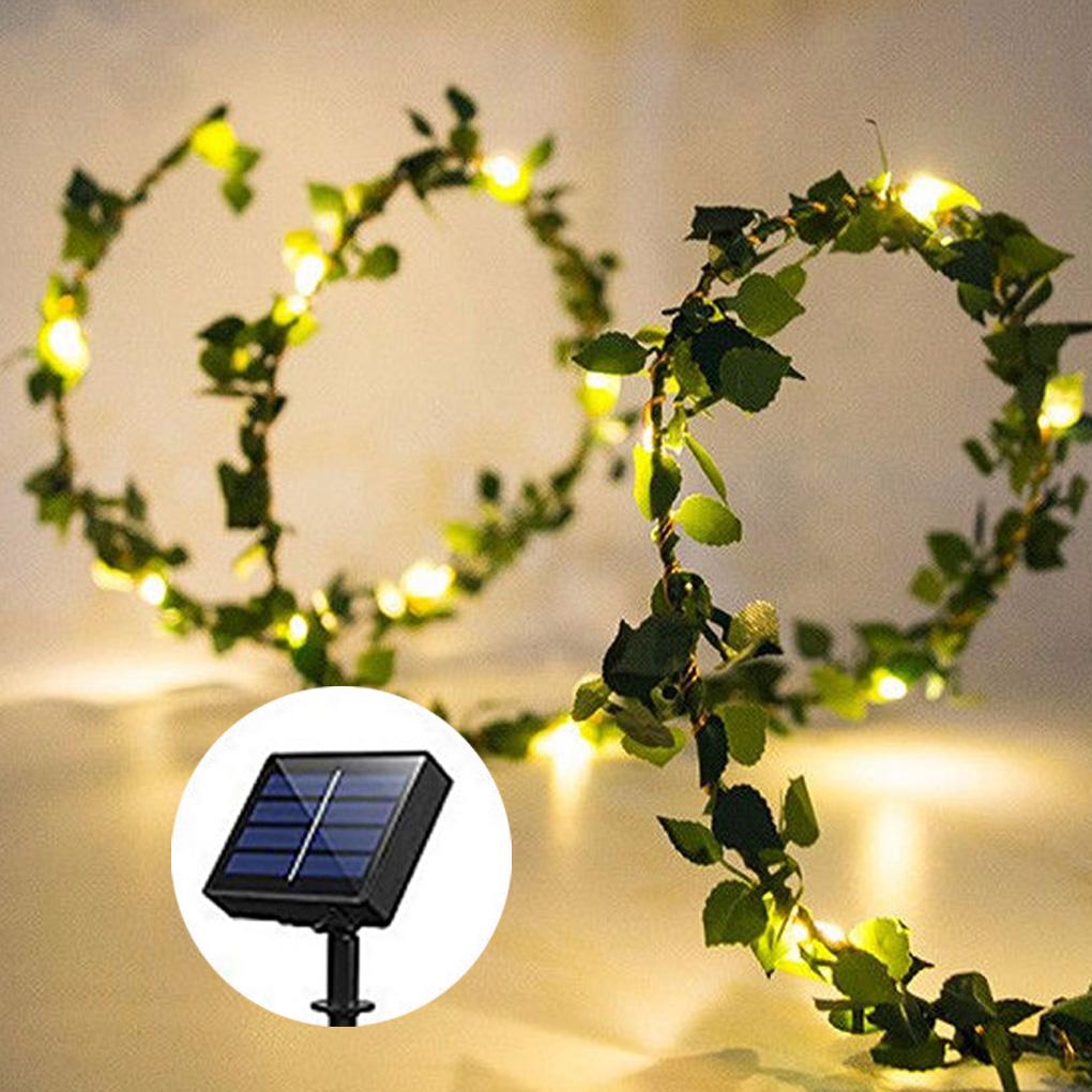 Strip Light Solar Lamp String Lanterns Fine Workmanship Compact Size Household Decorations Festival Accessories Lower Power