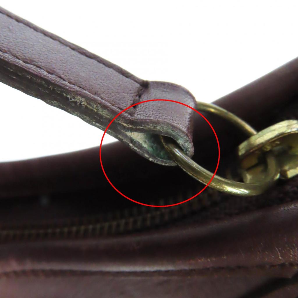 Coach Umhängetasche Ergo Old Globe Halb-Schulter Braun Leder Damen 9033 Gebraucht