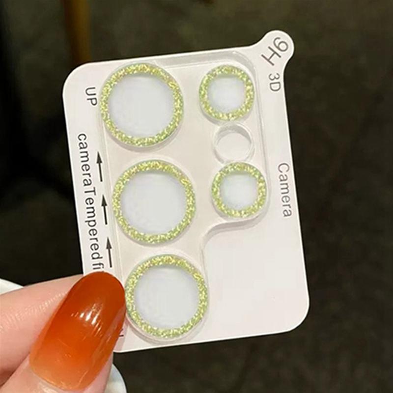 Samsung Galaxy S22 S23 S24 Plus / S22 S23 S24 Ultra Bling Ochranný prstenec objektivu fotoaparátu Tvrzené sklo