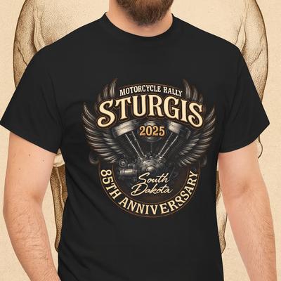Sturgis 2025 85. Rocznica Koszulka HD – Zlot Motocyklowy Dakota Południowa Koszulka Unisex