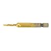 HSS 6.35mm Hex Shank Tap Drill Bit Through-Hole Inner Chip Removal Tap Drill 15mm(M3)