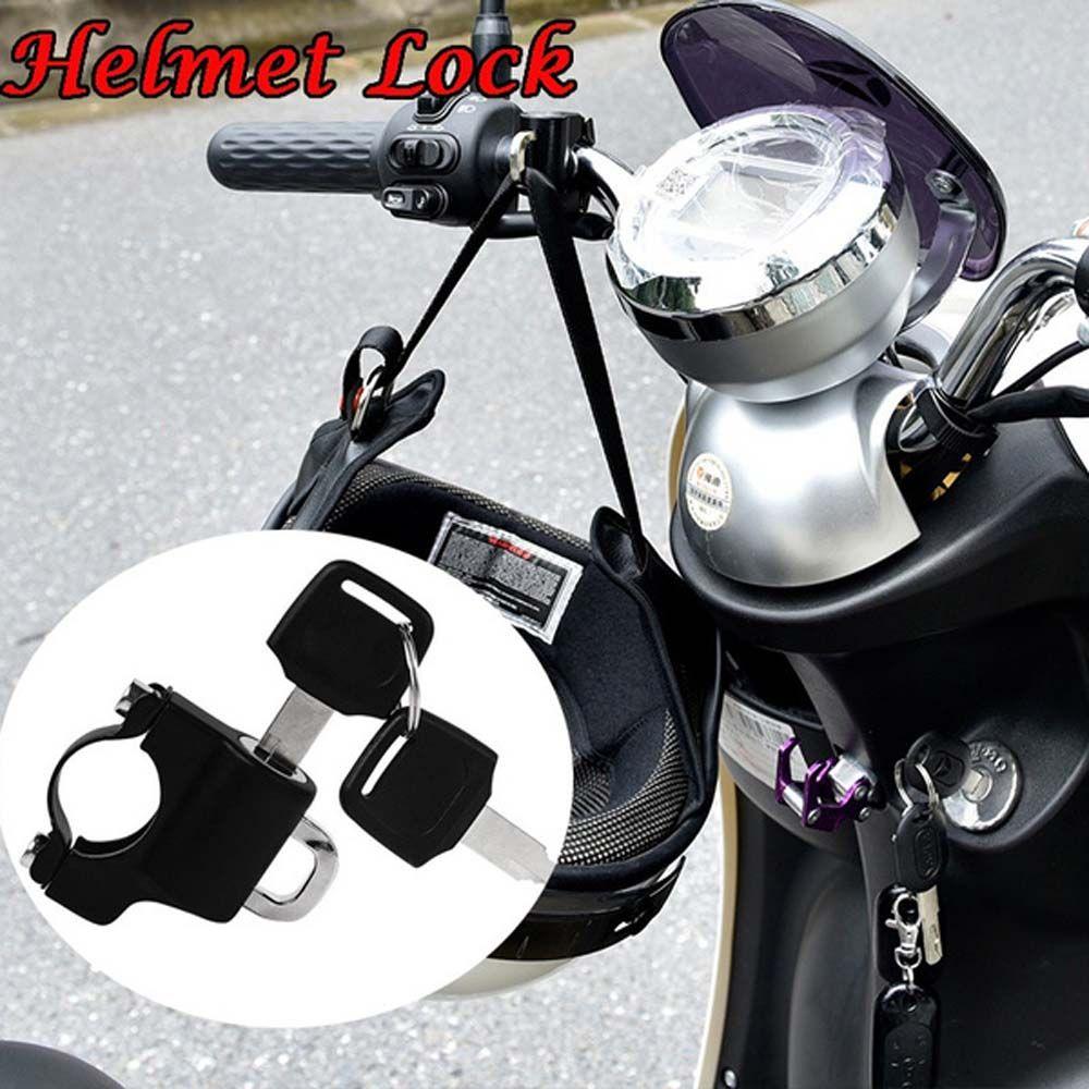 

22-26mm Anti-theft Motorbike Motorcycle Helmet Lock Helmet Hook Handlebar Lock A