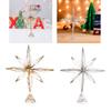 Christmas Tree Topper Star Window Display Decorative Eight Pointed Star Party Supplies New Year Luminous Sparkling Star Treetop