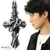 [M's Collection] Special Edition Bramble Cross Pendant Top (No Chain) Men's Sterling Silver 925 Necklace