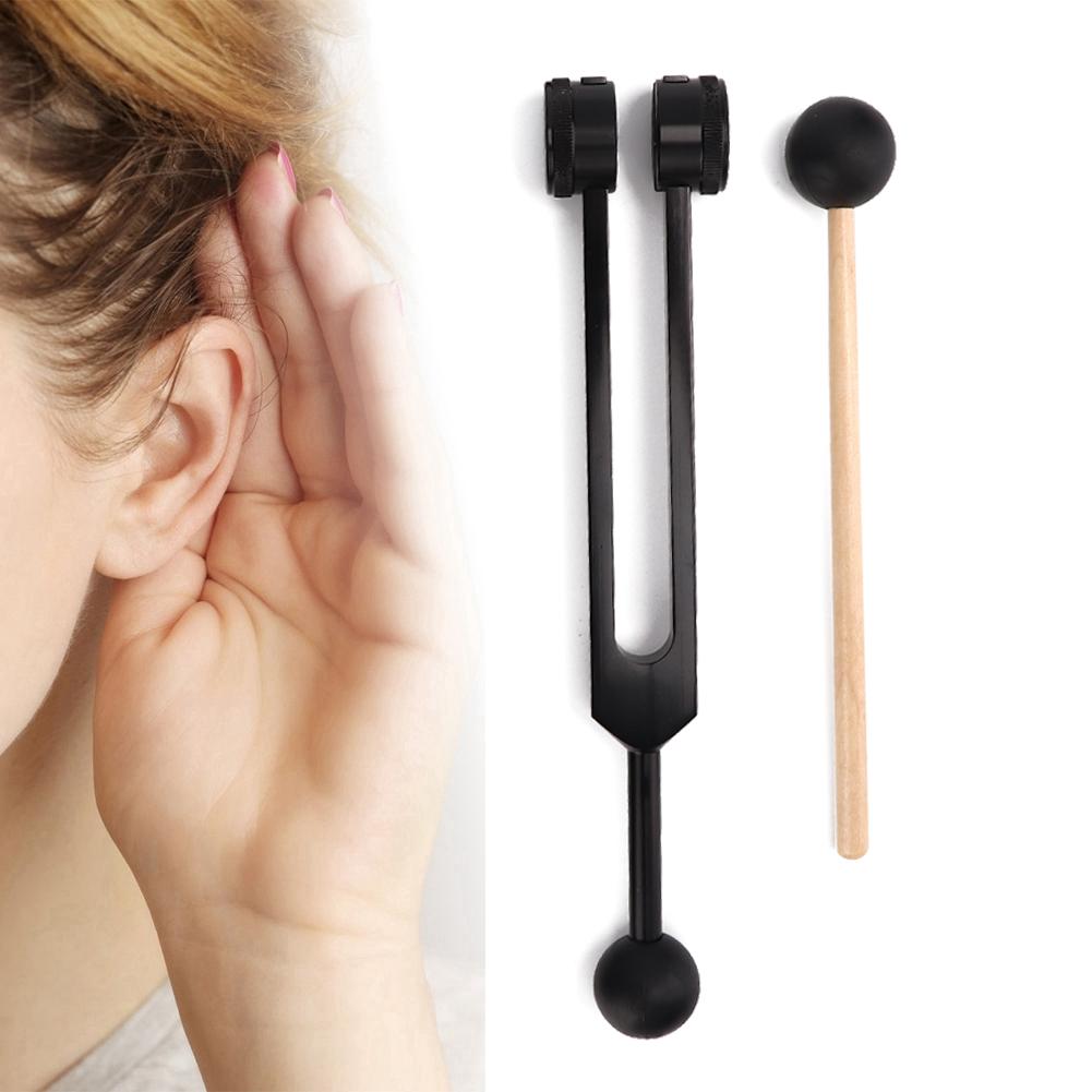 Aluminum Alloy OM136.1 Frequency Tuning Fork Yoga Meditation Tuning Energy Fork With Hammer