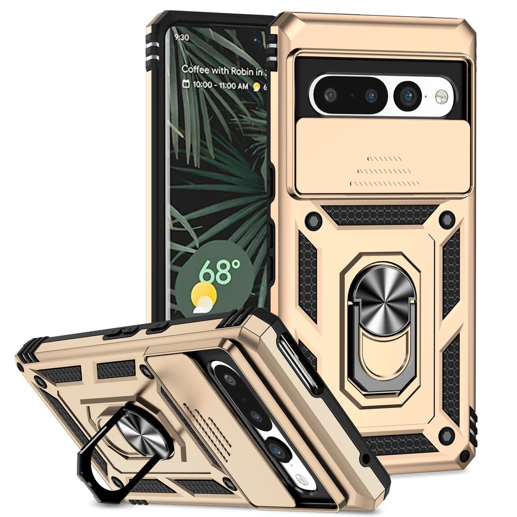 Applicable to Google Pixel10Pro military window mobile phone case Pixel9Pro bracket Pixel8 protective case
