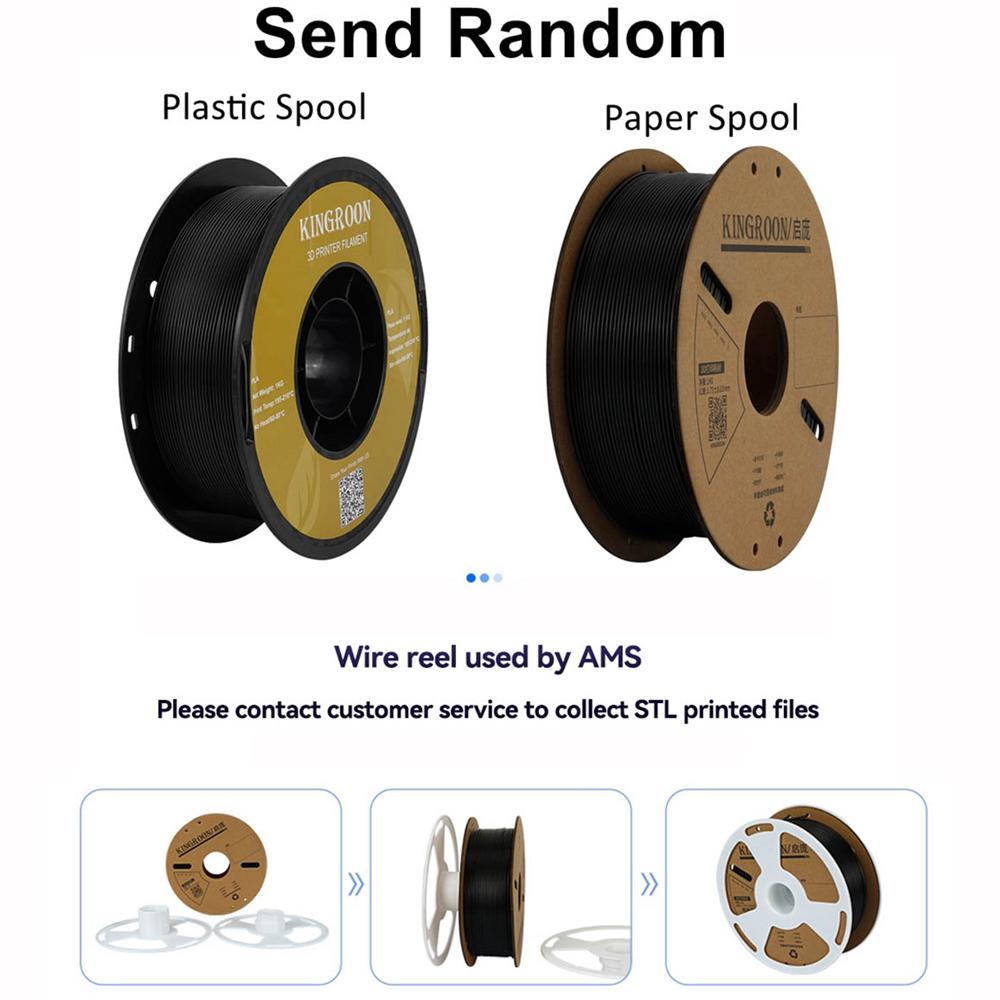 KINGROON PETG 3D Printer Filament 1.75mm 5KG 10KG Mix Color 3D Printing Material 1kg/roll PETG Plastic For FDM 3D Printer