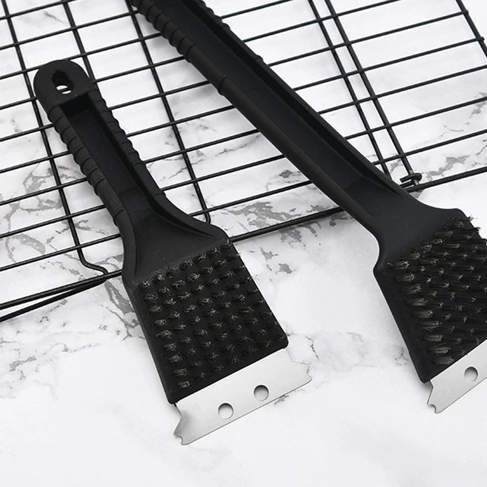 Outdoor Grill Brush And Scraper Barbecue Grill Brushes  Wire Bristles BBQ Cleaning Brushes Outdoor Home BBQ Gas Kit Accessories