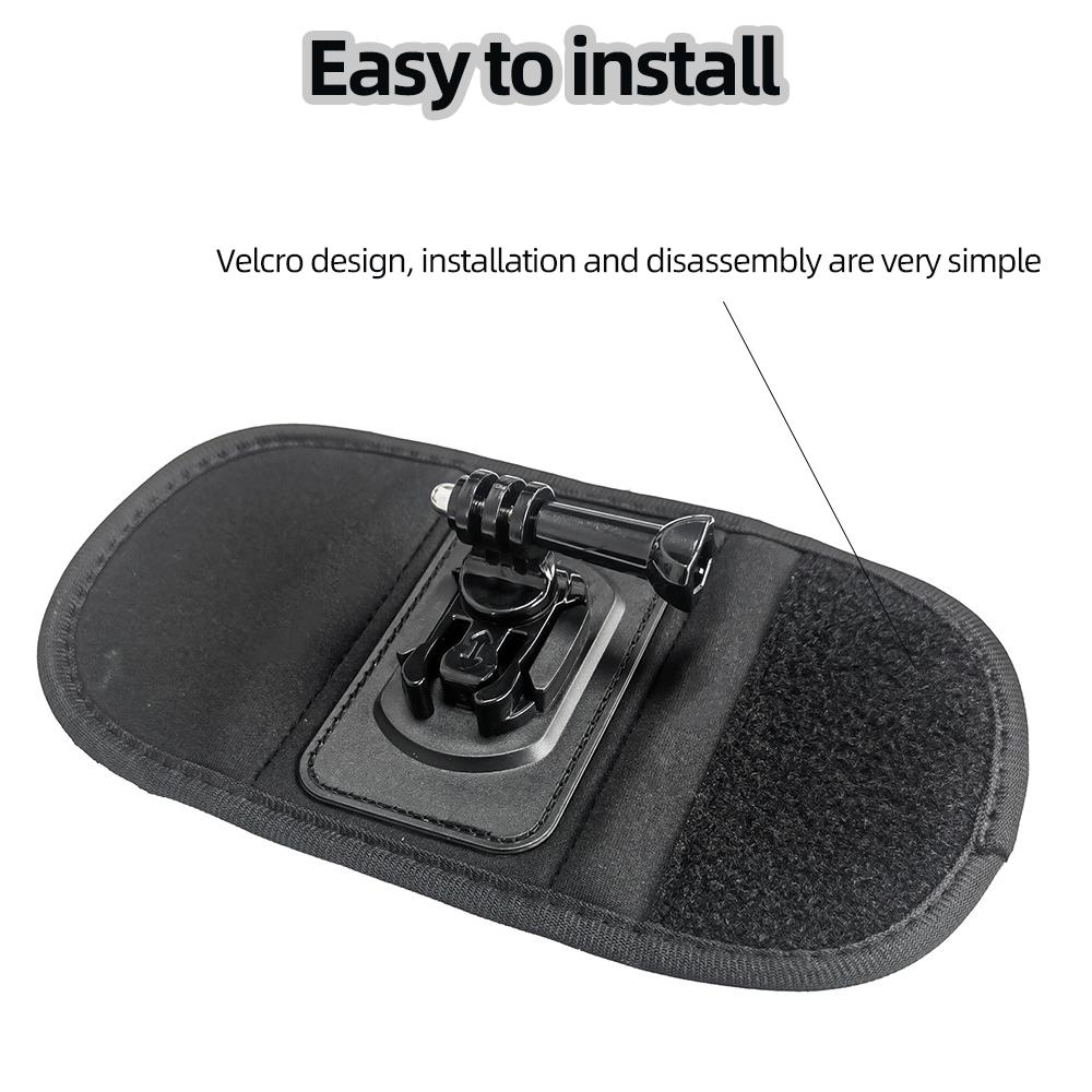 Backpack Shoulder Strap Mount Rotate Quick Release Holder For GoPro 13 12 11 10 9 8 SJCAM Insta360 AKASO DJI Osmo Action Camera