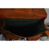 Retro Men's Brown Large Leather Laptop Bag Messenger Briefcase Satchel Shoulder
