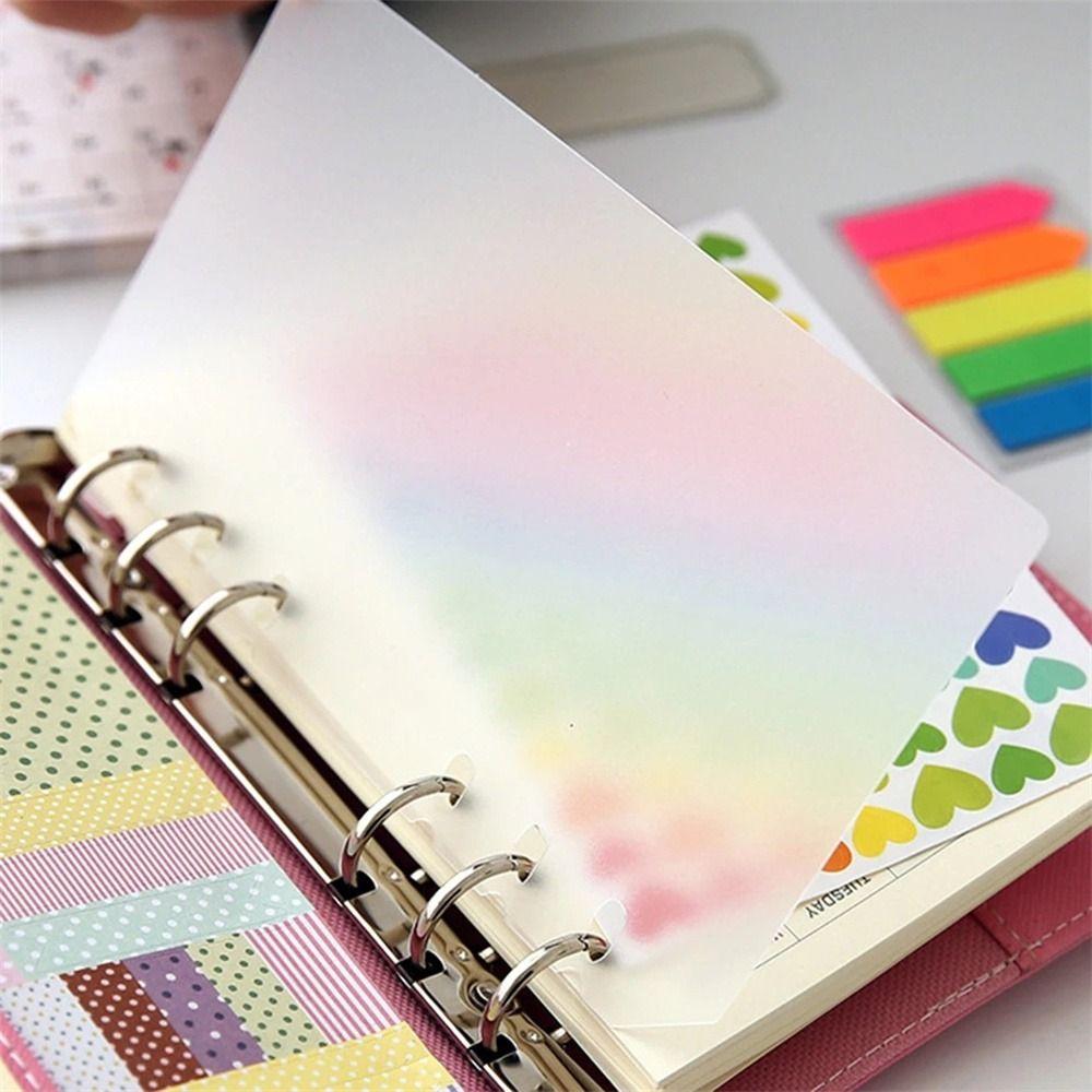 A7 B5 A4 Board Page Binder Organizer Divider Planner Separator Notebook Divider Loose-leaf Divider
