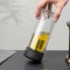 Vasn Double Wall Glass Tea Infuser Bottle