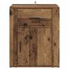 Nightstand with Drawers Rustic Wood Look 35 x 50 x 60 cm Engineered Wood