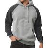 Men's Colorblock Sweatshirt Hoodie Men's Sports Large Size Casual Sweatshirt