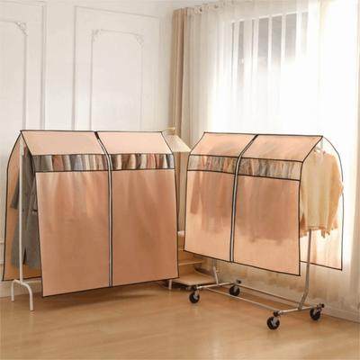 Non-woven Zipper Clothes Dust Cover Thickened Dustproof Clothing Hanging Organizer Large Capacity Waterproof Wardrobe Organizer