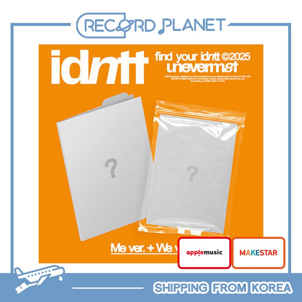 

[Pre-order] IDNTT - 1st Mini Album [UNEVERMET] [POB] Me ver. (AppleMusic)