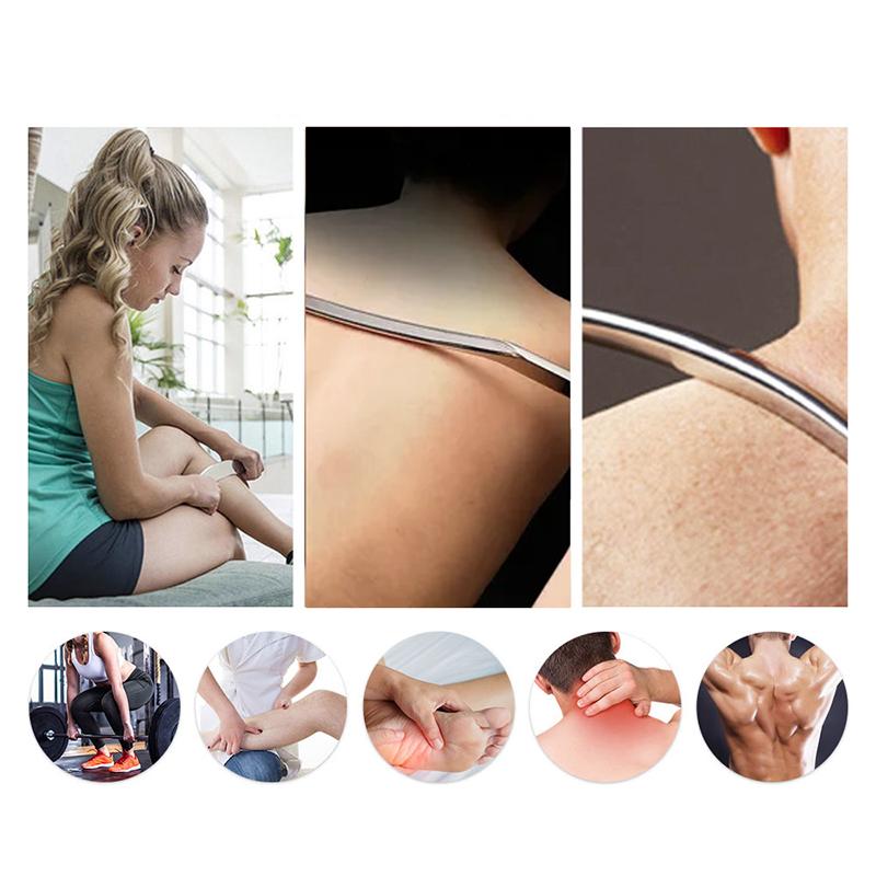 1pcs Gua Sha Scraping Massage Tool for Large Muscles Soft Tissue Mobilization 304 Stainless Steel Fascia Knife Large Knife
