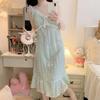 Sweet Princess Camisole Nightgown, Women's Summer Cloud Cotton Pajamas with Chest Pads