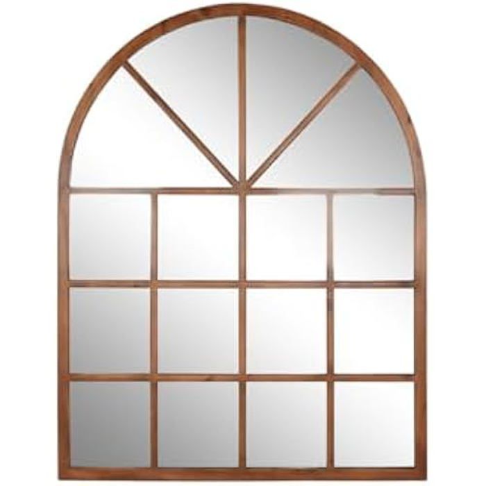 Miroir mural - HOME ESPRIT - Modèle néoclassique - Verre épicéa - 150 x 3,5 x 186 cm - Multicolore
