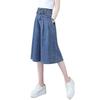 Summer 2026 High-Waisted Wide-Leg Cropped Jeans Shorts