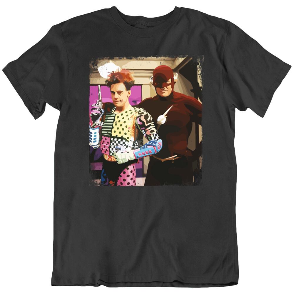 

The Flash n The Trickster, 90 s Movie Retro Fans Funny T Shirt Tee Gift New S