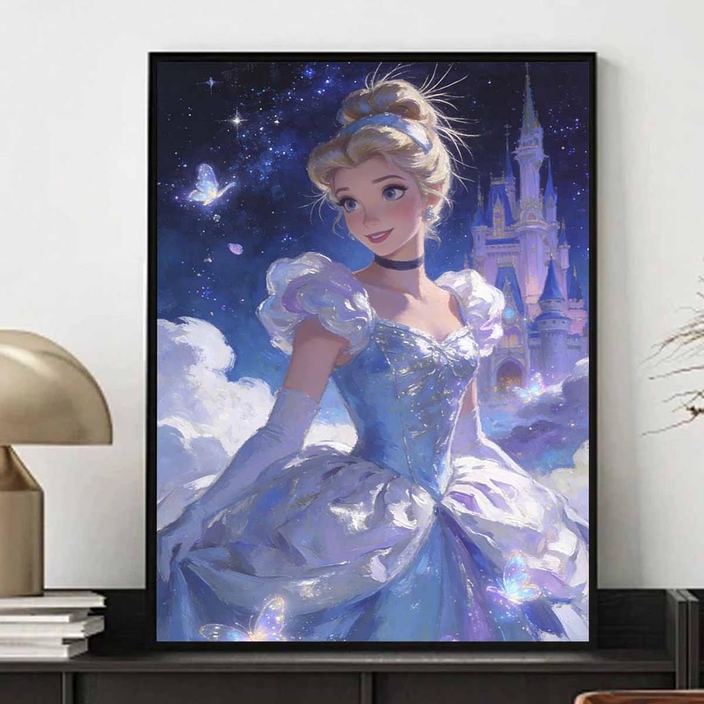 Disney Cinderella Castle Diamond Painting Art Mosaic Kit Handmade diy5D Home Decor Gift