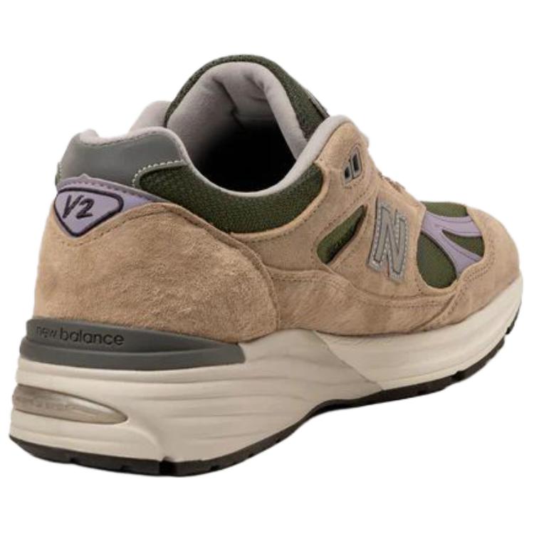 New Balance 991v2 Made In England Essentially Offbeat Pack - Cement Unisex Sneakers Tan Douglas-Fir Lavender-Grey U991DL2