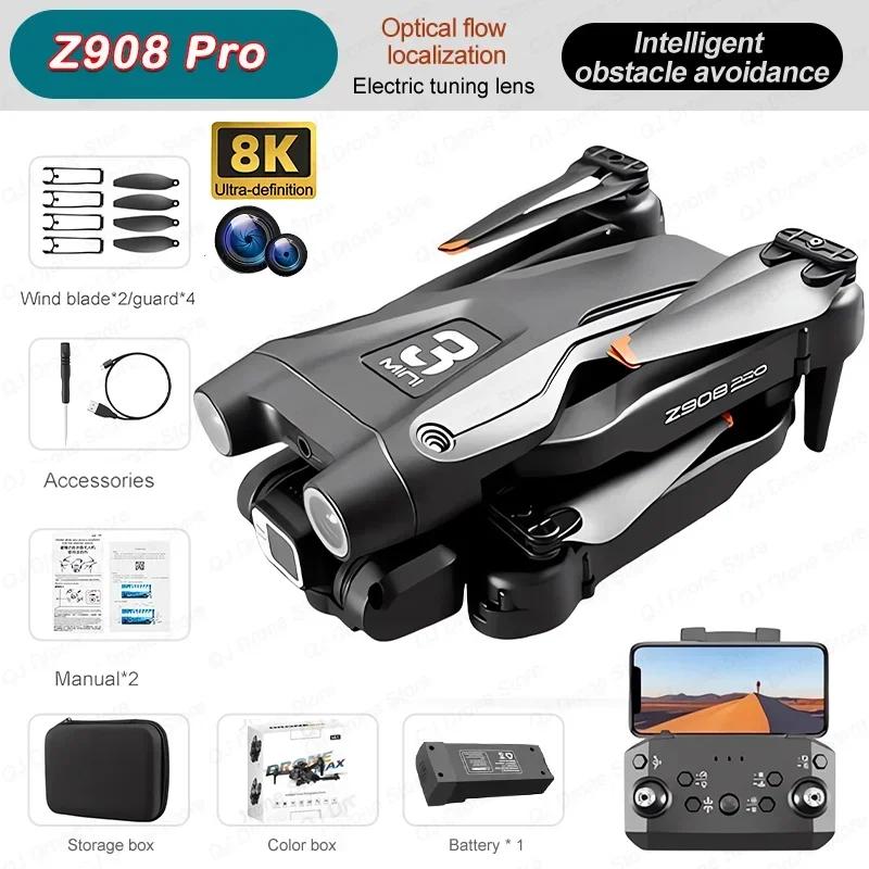 Best seller collection Drone Professional Z908 Pro Max 8K Dual HD Aerial Photography FPV Brushless Obstacle Avoidance Quadcopter
