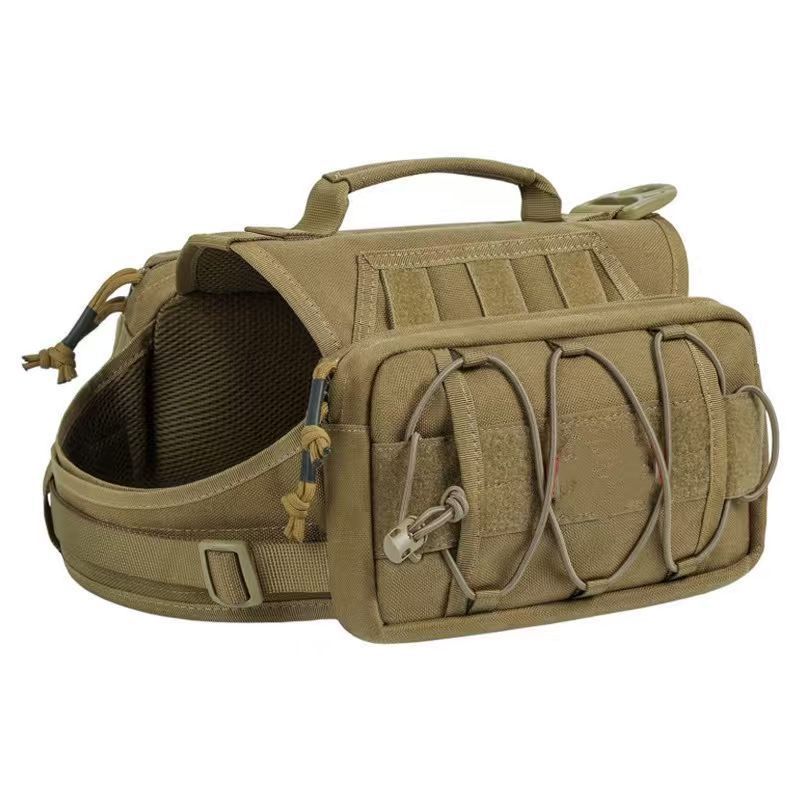 Nylon Dog Tactical Chest Strap Medium and Large Dog Strap Outdoor Dog Training Vest large хаки