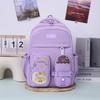 Schoolbag new simple women's schoolbag casual light fashion primary school students senior sense cute high value men's and women's backpack