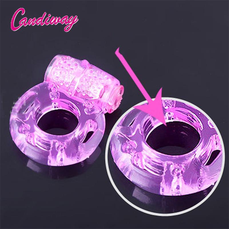 Longer-lasting Ring Sex Vibrator Stronger Erection Tingling Additional Stimulation Finger Rings Bullet Vibrating Love