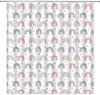 Rainbow Shower Curtain Cartoon Pattern Cute Boho Modern Simple Girls Decoration Bathroom Bathtub Decoration Set with Hooks
